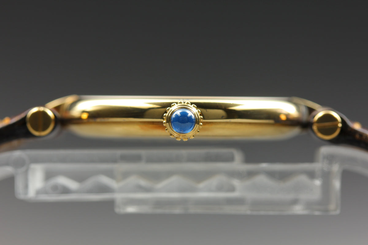 Cartier Must Vendome 590003 Vermeil Roman LM 30mm Quartz Unisex Watch (11)
