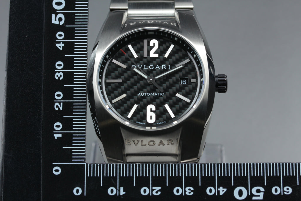 BVLGARI Ergon EG40S Black Carbon Dial Automatic Men's Watch, Box Papers (17)