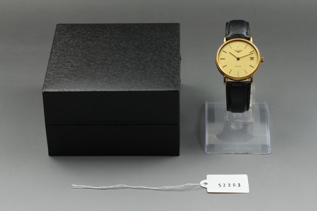 LONGINES Presence L4.668.2 Automatic Cal.L613.2 Gold 33mm Men's Watch (5)