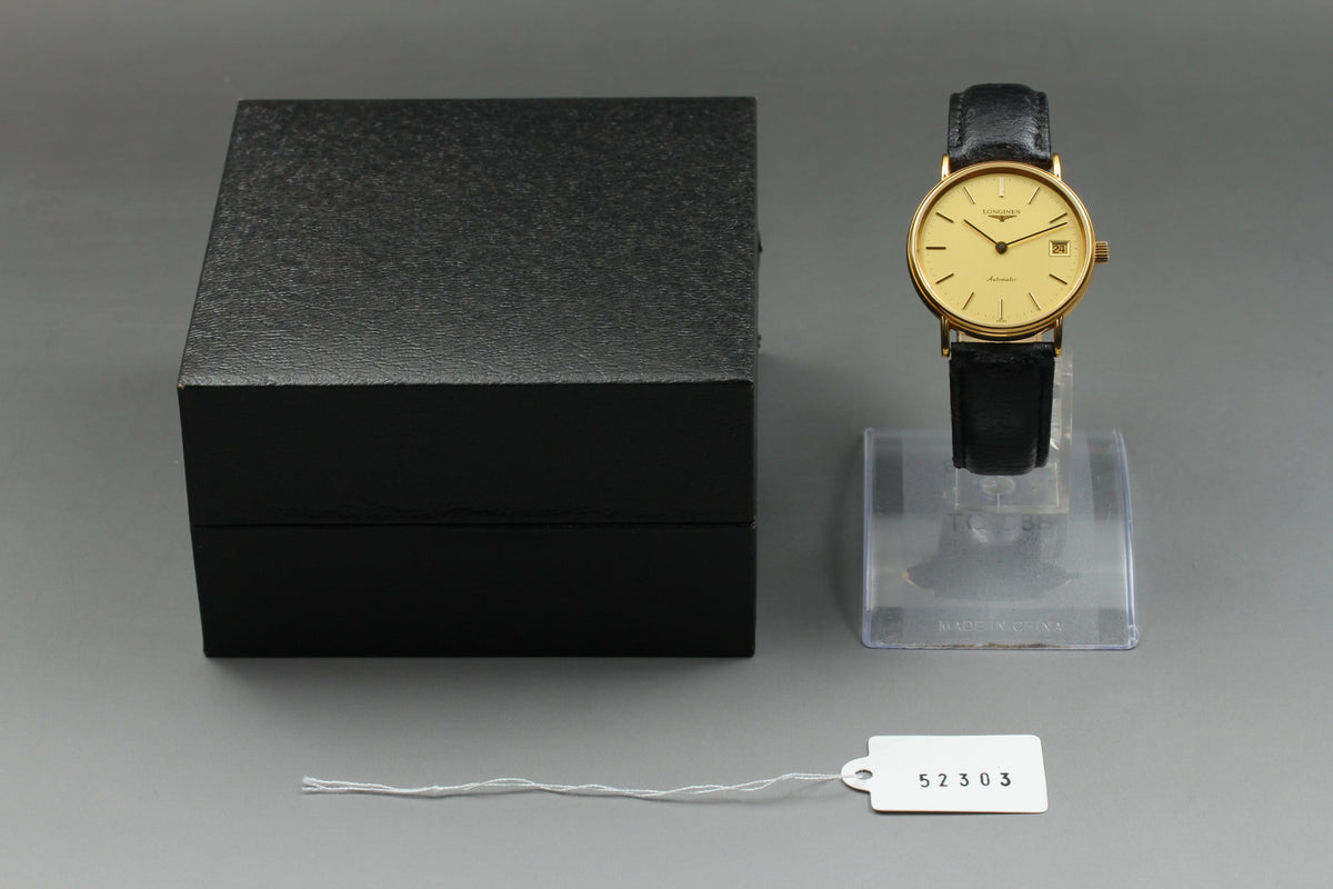 LONGINES Presence L4.668.2 Automatic Cal.L613.2 Gold 33mm Men's Watch (5)