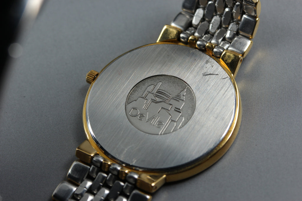 OMEGA De Ville Cal.1378 Gold Dial Quartz Men's Watch (12)