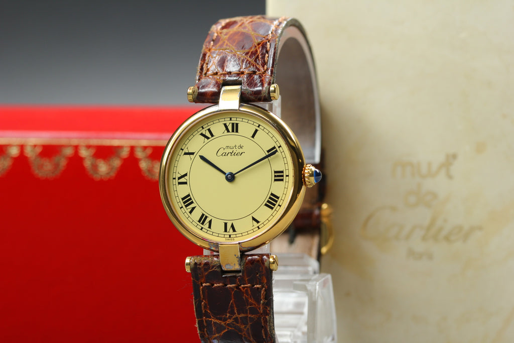Cartier Must Colisee Vermeil 590003 LM Quartz 30mm Women's Watch (1)