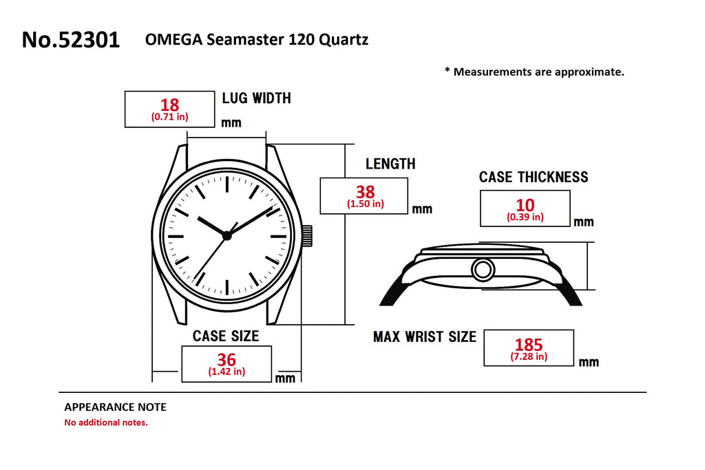 OMEGA Seamaster 120 2511.81 Blue Wave Quartz Men's Watch, Box Papers (16)
