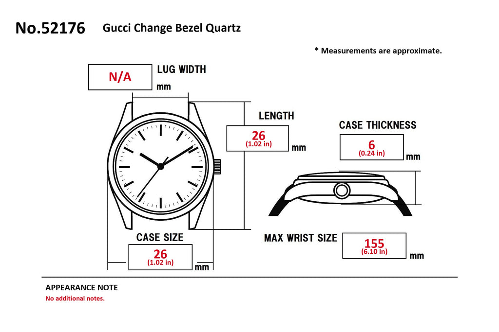 GUCCI Change Bezel 11/12 Gold Women's Quartz Watch, Boxed (14)