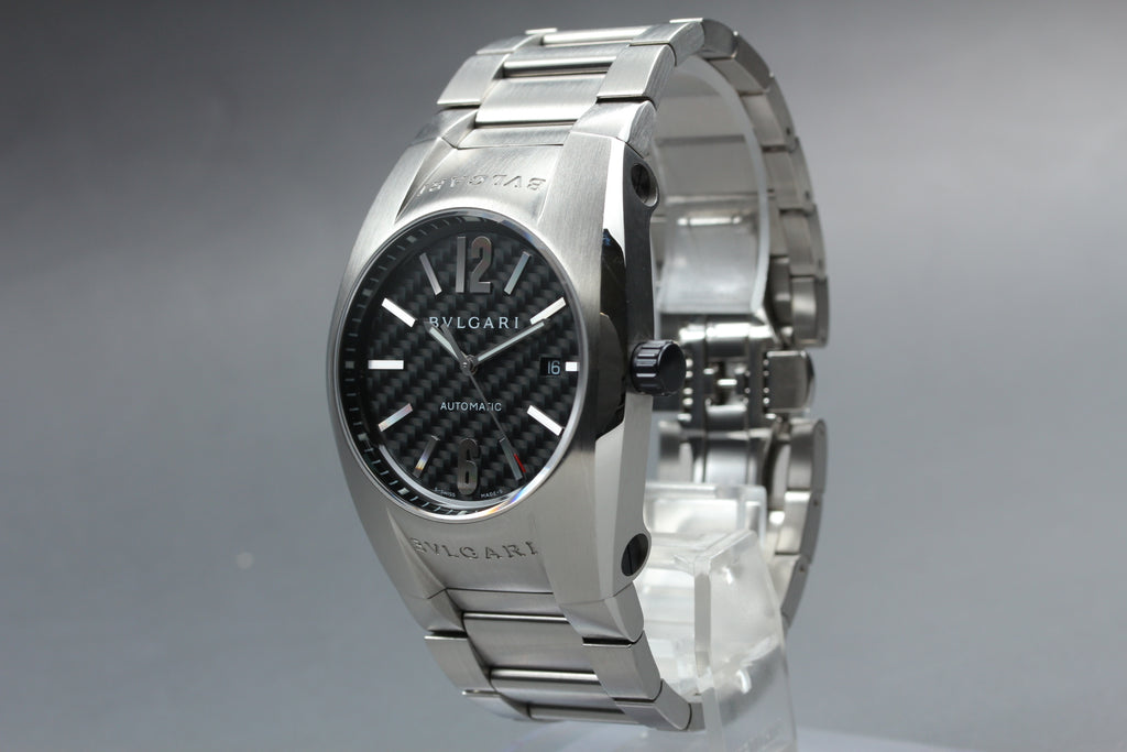 BVLGARI Ergon EG40S Black Carbon Dial Automatic Men's Watch, Box Papers (6)