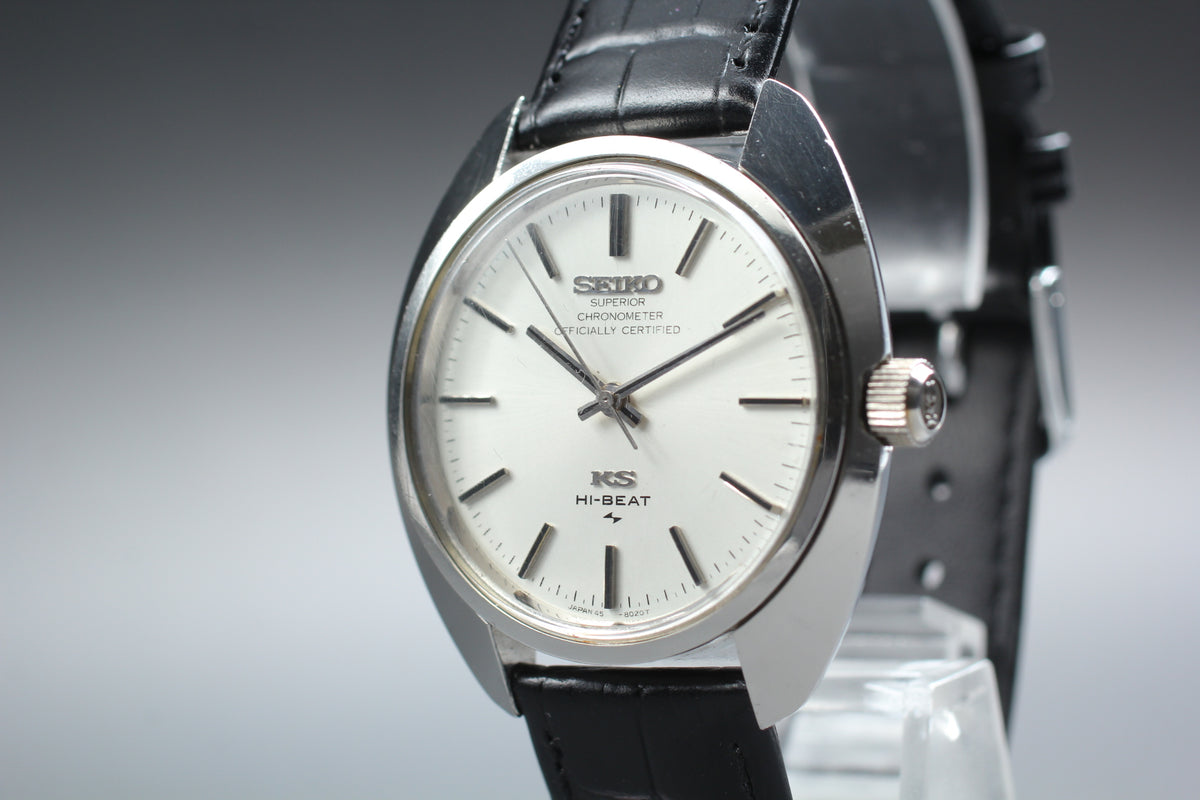 King Seiko Superior Chronometer 45-8020 Hi-Beat 36000 Hand Wind Watch, Rare (8)