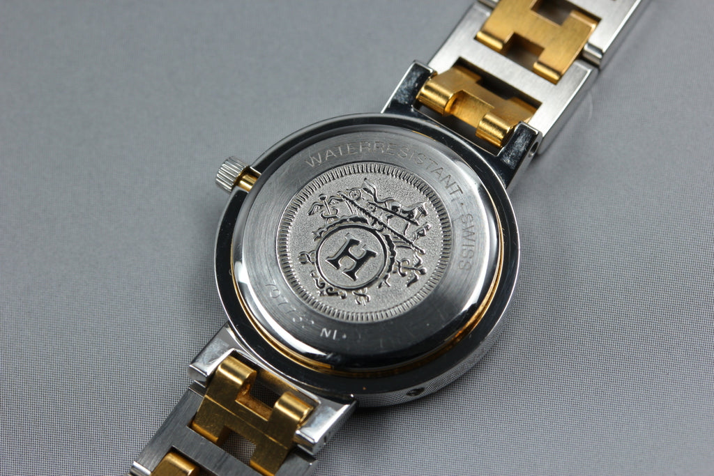 HERMES Clipper Arabic Date Quartz Women's Watch, w/ Case (12)