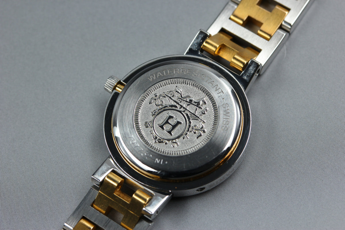 HERMES Clipper Arabic Date Quartz Women's Watch, w/ Case (12)