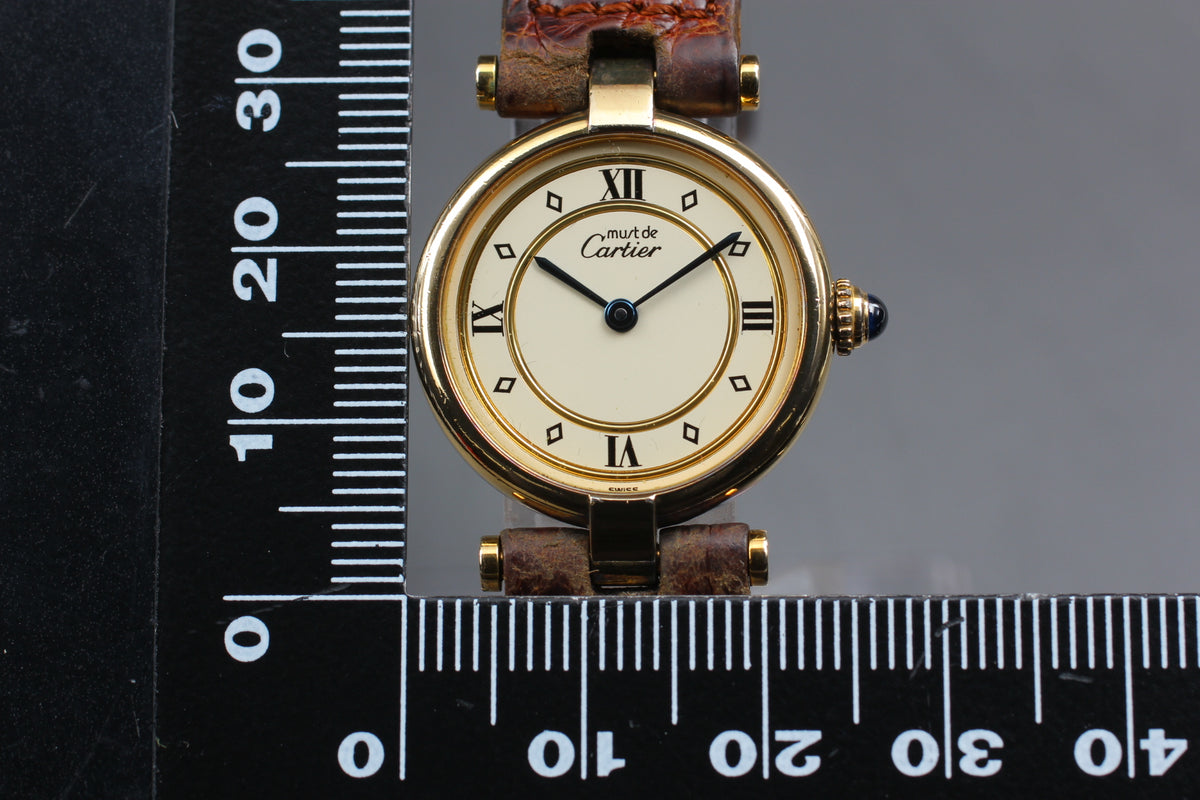 Cartier Must Colisee 590004 SM Roman Quartz Women's Watch (16)