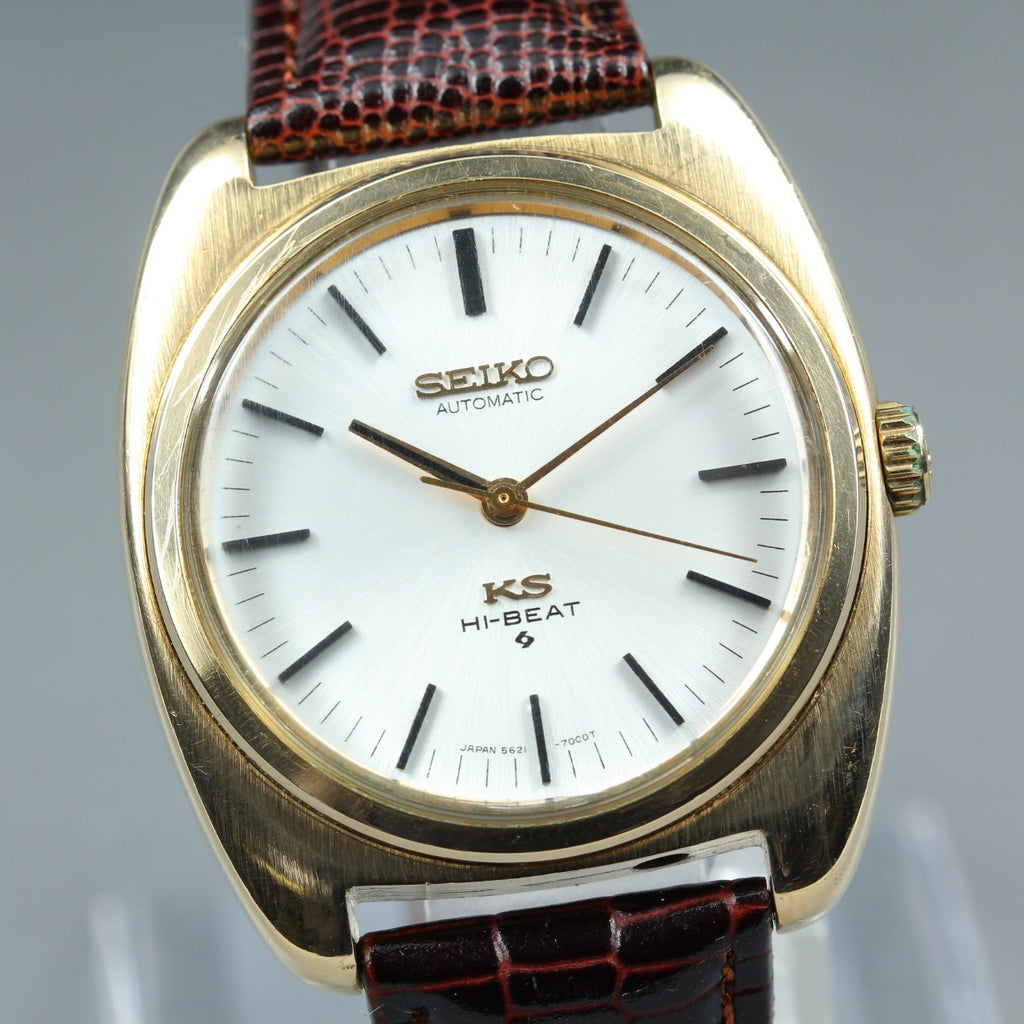 King Seiko 5621-7000 HI-BEAT Gold Cap Automatic Men's Watch, 1969 (1)
