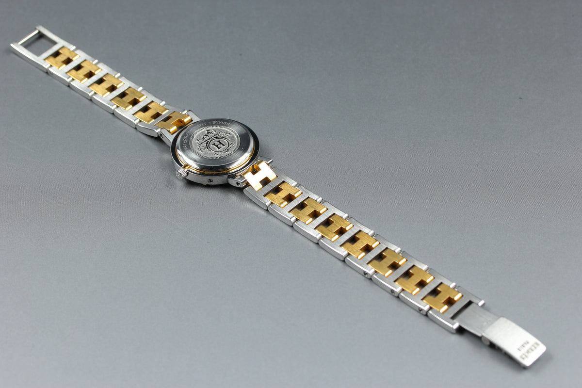HERMES Clipper Arabic Date Quartz Women's Watch, w/ Case (13)