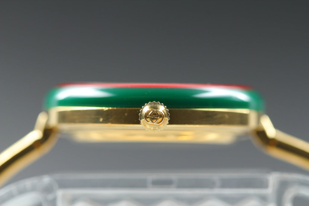GUCCI Change Bezel 11/12 Gold Women's Quartz Watch, Boxed (10)