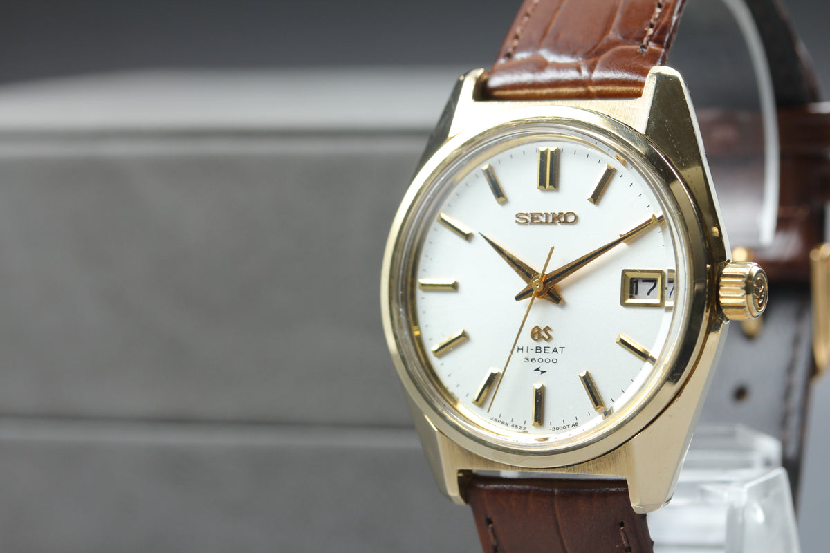 King SEIKO 4522-8000 HI-Beat Gold Cap Hand Winding Men's Watch (6)
