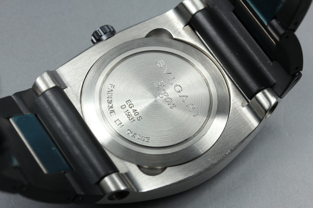 BVLGARI Ergon EG40S Black Carbon Automatic Men's Watch, Box Papers (12)