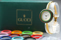 GUCCI 11/12 Change Bezel 12 Colors Woman's Quartz Watch, Boxed (1)