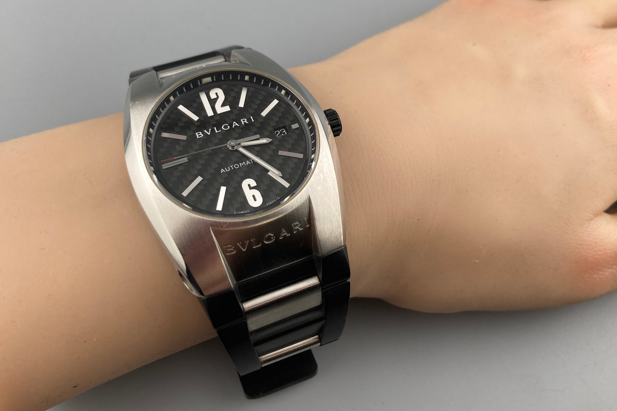 BVLGARI Ergon EG40S Black Carbon Automatic Men's Watch, Box Papers (4)