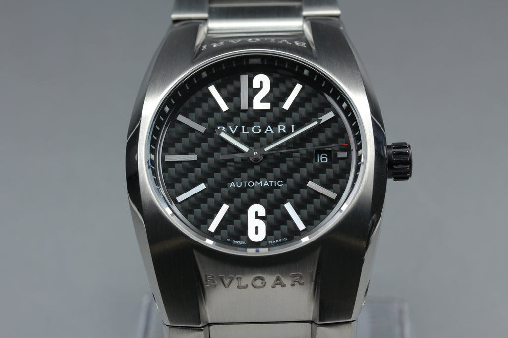 BVLGARI Ergon EG40S Black Carbon Dial Automatic Men's Watch, Box Papers (4)