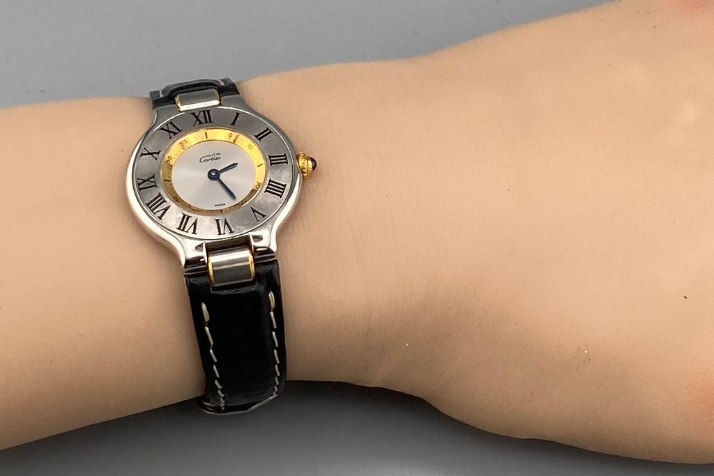 Cartier Must de Cartier 21 1340 Silver Dial Quartz Women's Watch (4)