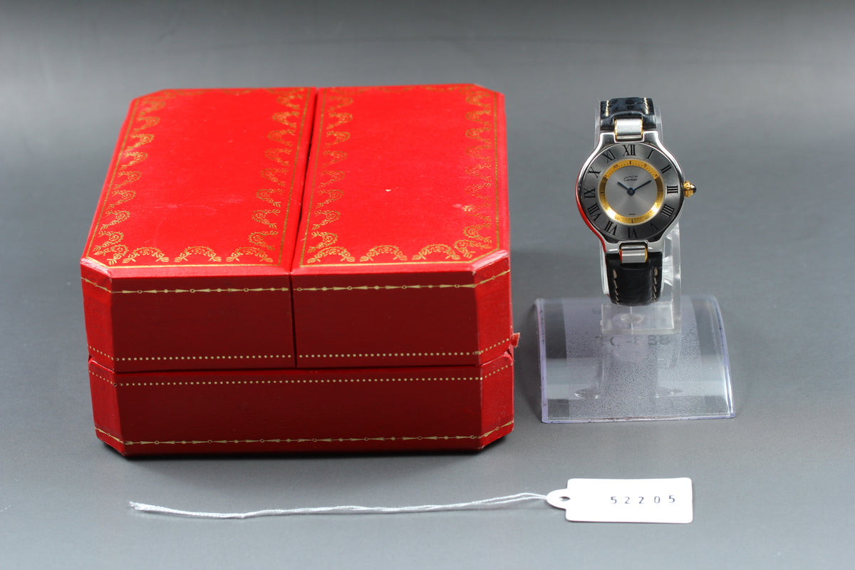 Cartier Must de Cartier 21 1340 Silver Dial Quartz Women's Watch (2)
