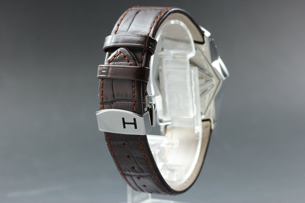Hamilton Ventura H245150 Silver Automatic Men Watch, Box Papers (8)