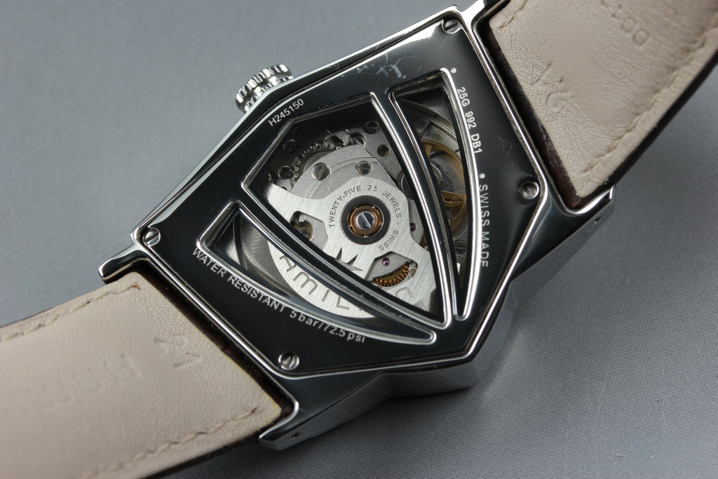 Hamilton Ventura H245150 Silver Automatic Men Watch, Box Papers (13)