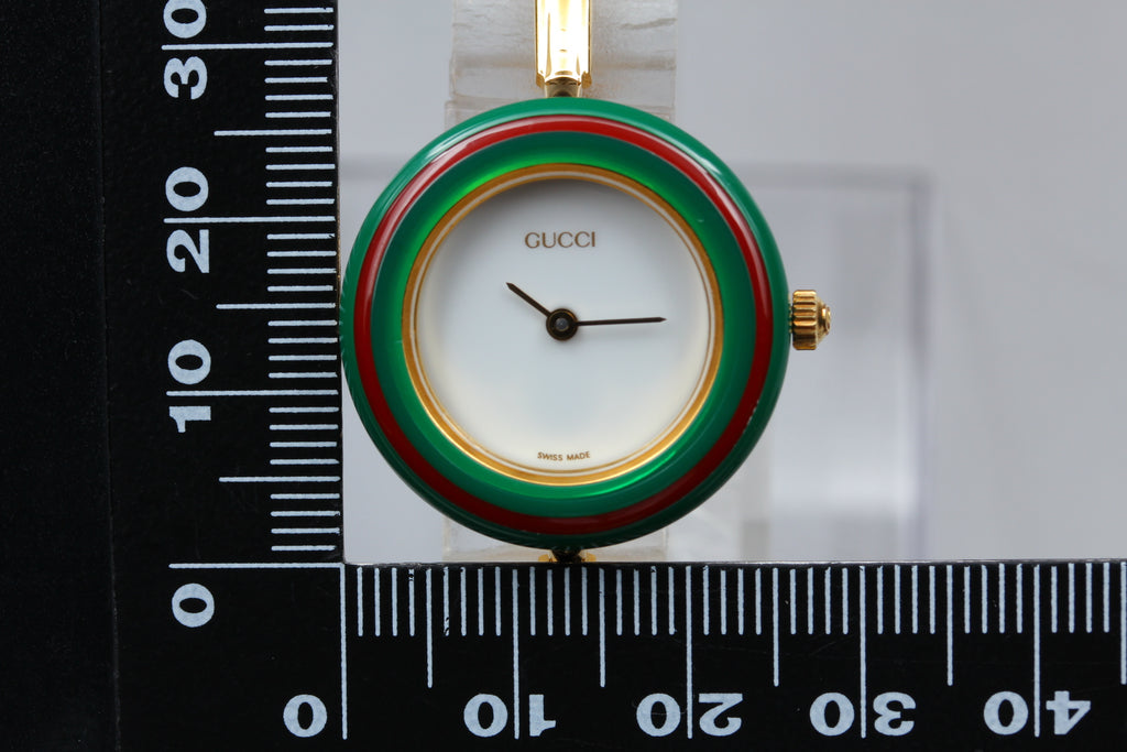GUCCI 11/12.2 Change Bezel 12 Colors Ladies Quartz Watch, Boxed (15)