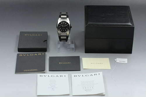 BVLGARI Ergon EG40S Black Carbon Automatic Men's Watch, Box Papers (1)