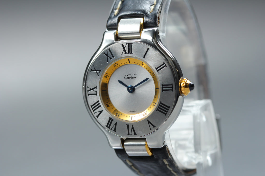 Cartier Must de Cartier 21 1340 Silver Dial Quartz Women's Watch (5)