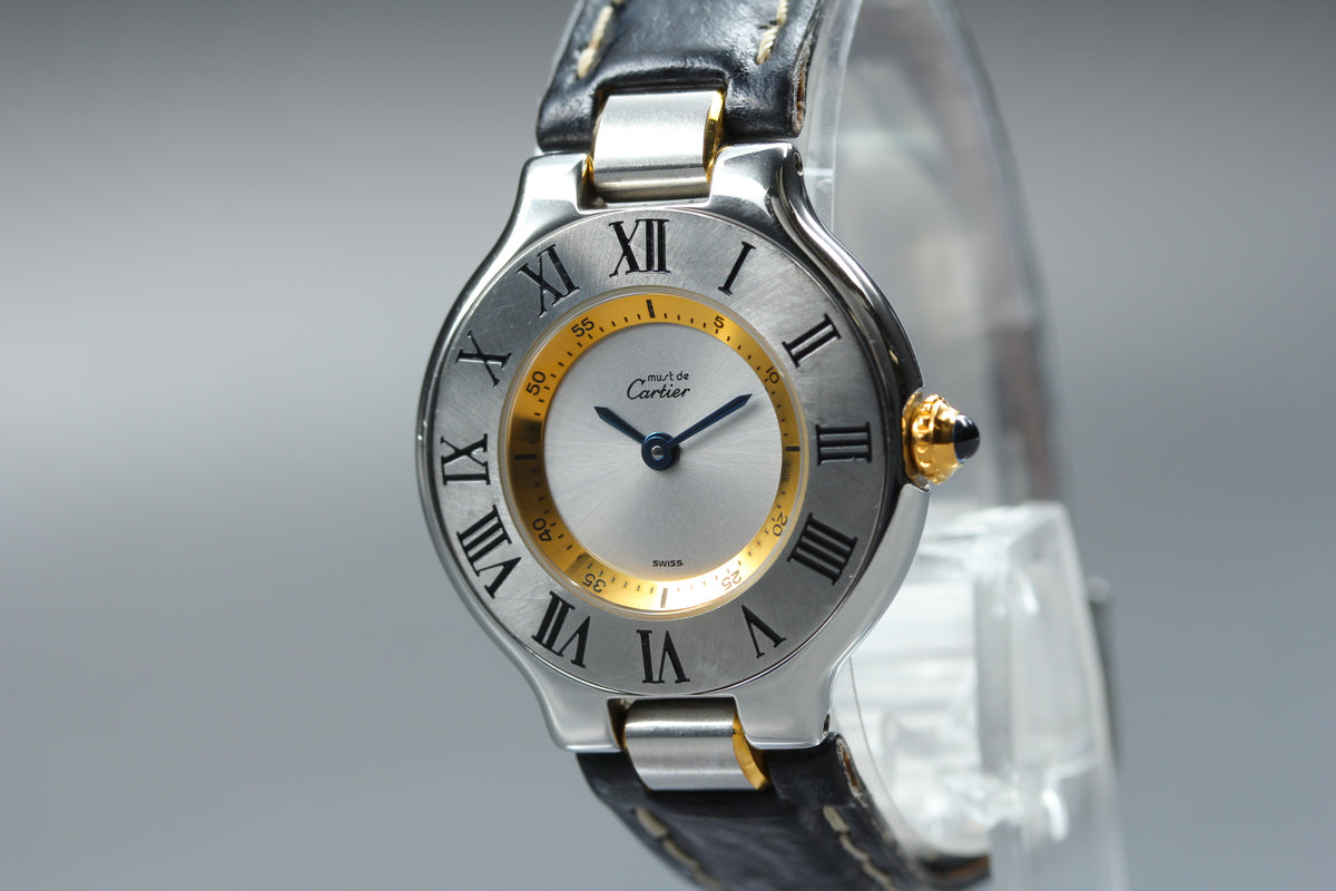 Cartier Must de Cartier 21 1340 Silver Dial Quartz Women's Watch (5)
