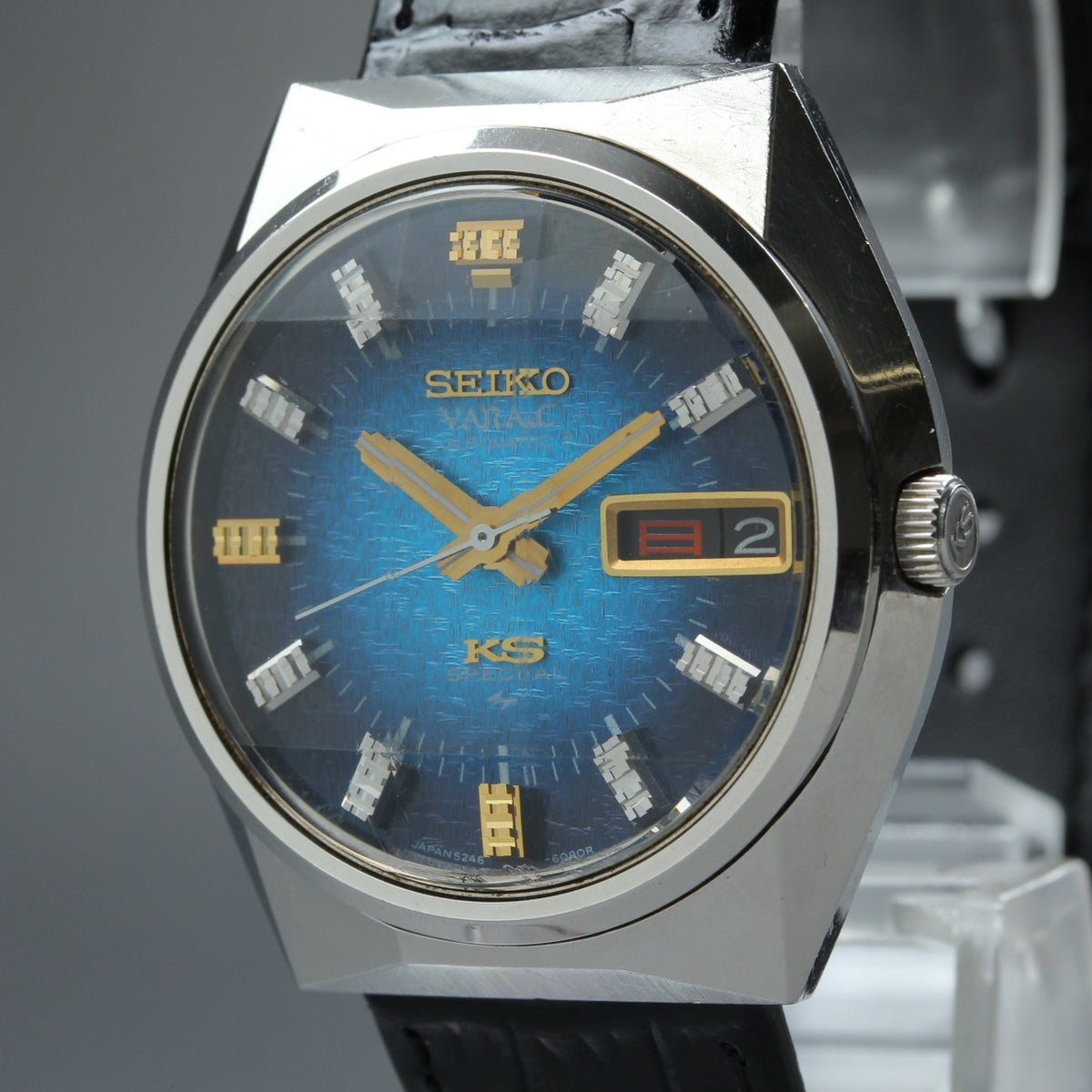 KING SEIKO Vanac Special 5626-7150 Blue Dial Automatic Men's Watch (1)