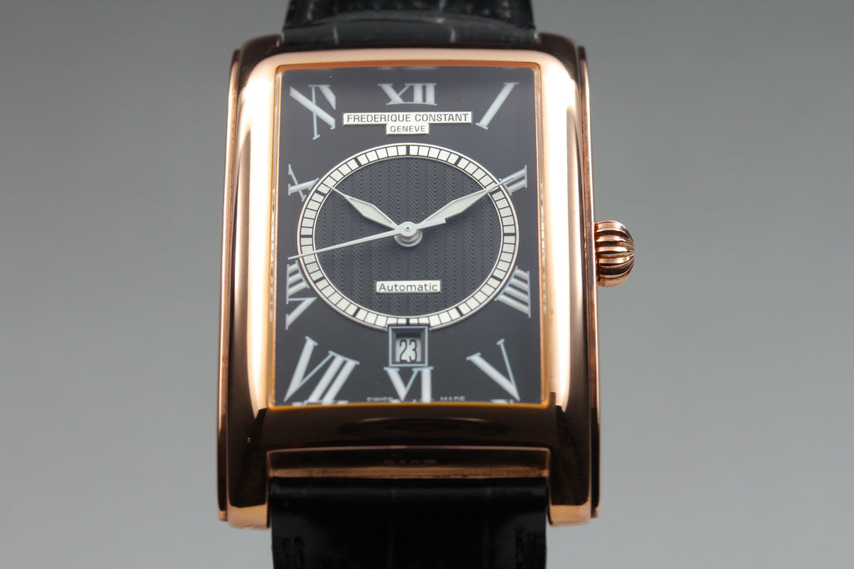 Frederique Constant Carree FC-303/310/315X4C4/5/6 Date Automatic Men's Watch (4)