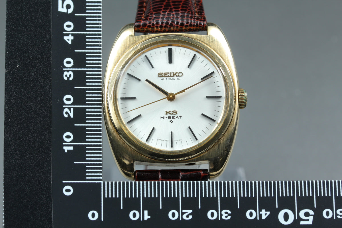 King Seiko 5621-7000 HI-BEAT Gold Cap Automatic Men's Watch, 1969 (15)