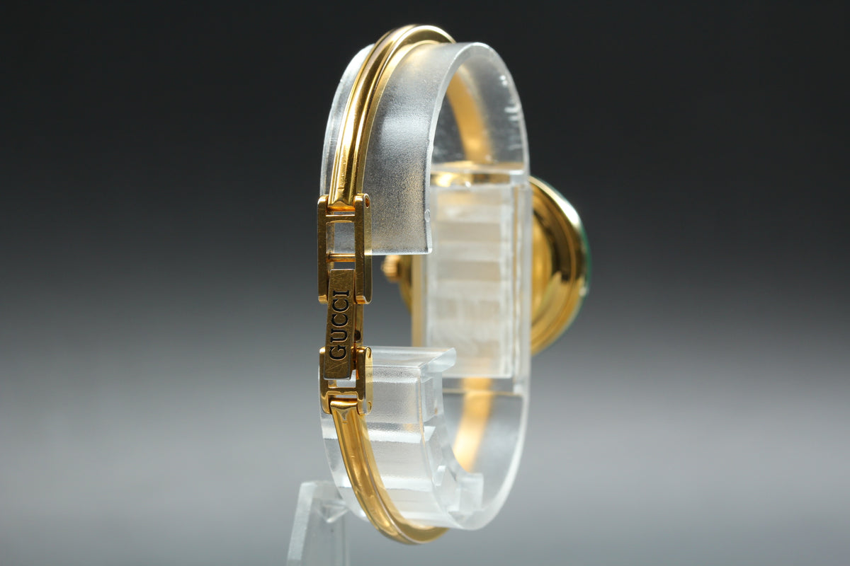GUCCI 11/12.2 Change Bezel 12 Colors Women's Quartz Watch, Box Papers (7)