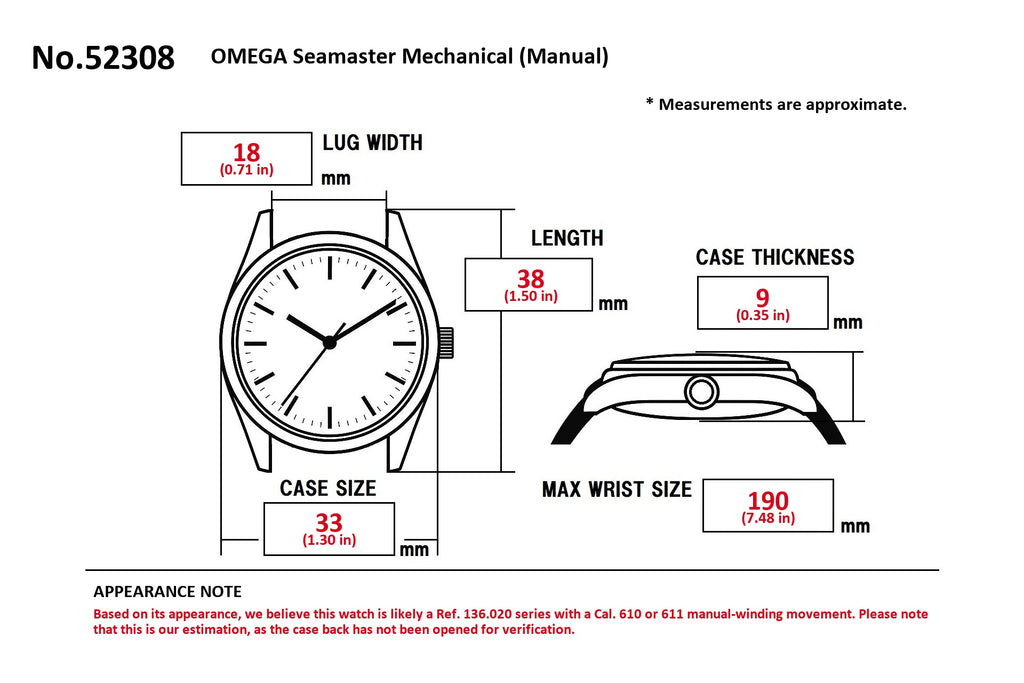 OMEGA Seamaster Black Dial Hand Winding Men's Watch (4)