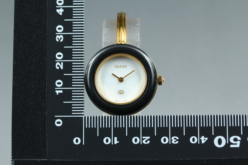 GUCCI 11/12 Change Bezel 12 Color Women's Quartz Watch, Box Papers (17)