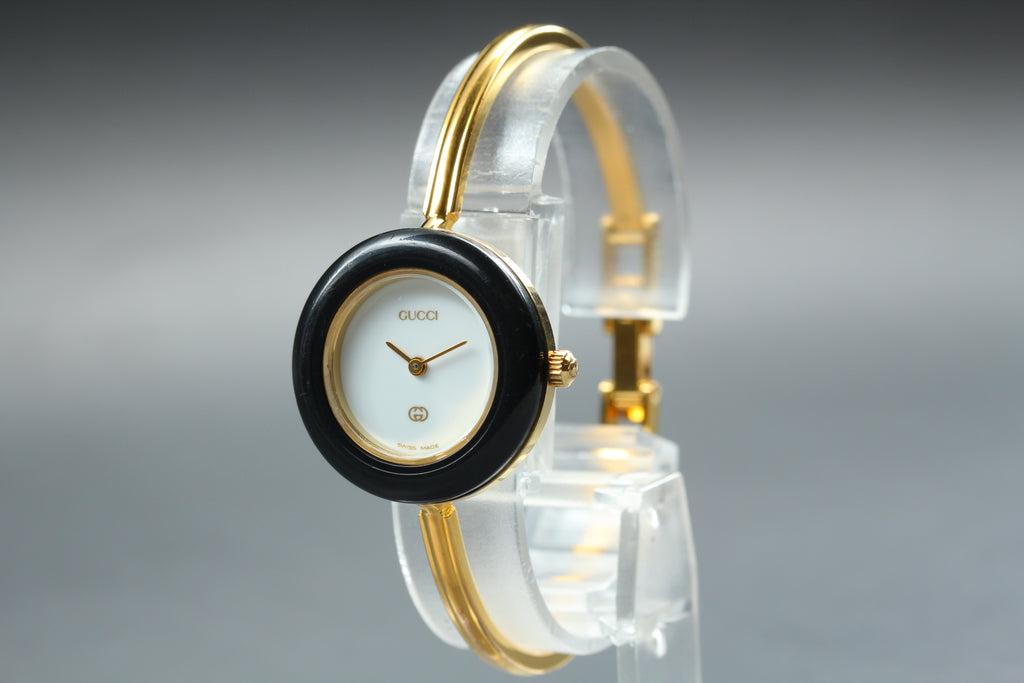 GUCCI 11/12 Change Bezel 12 Color Women's Quartz Watch, Box Papers (6)