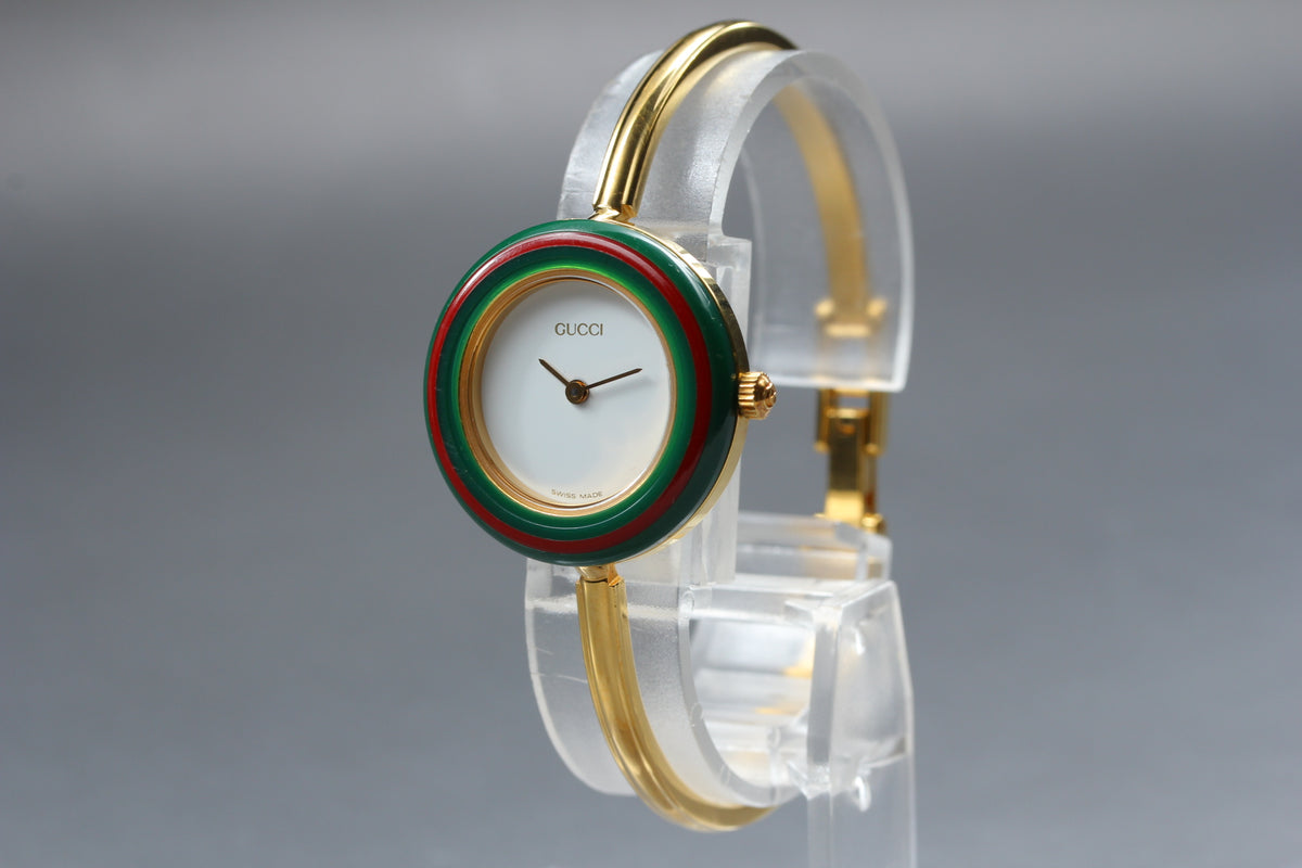 GUCCI 11/12.2 Change Bezel 12 Colors Ladies Quartz Watch, Boxed (6)