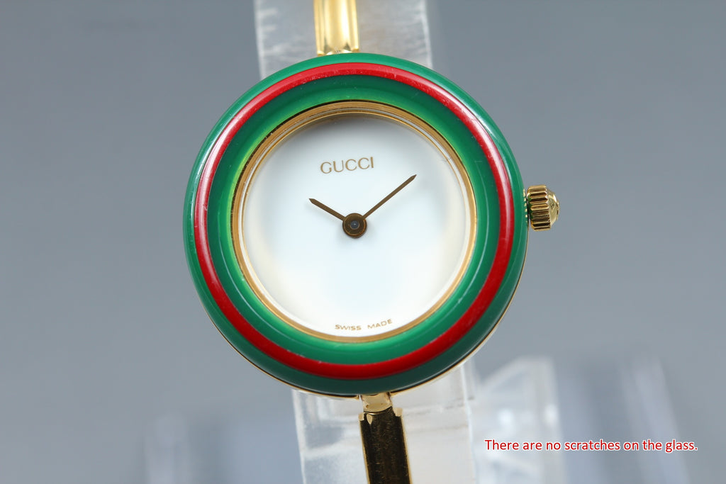 GUCCI 11/12.2 Change Bezel 12 Colors Ladies Quartz Watch, Boxed (3)