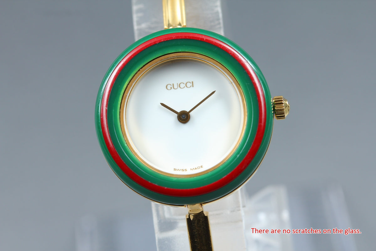 GUCCI 11/12.2 Change Bezel 12 Colors Ladies Quartz Watch, Boxed (3)