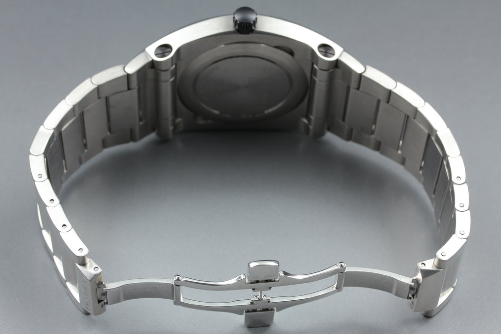 BVLGARI Ergon EG40S Black Carbon Dial Automatic Men's Watch, Box Papers (13)