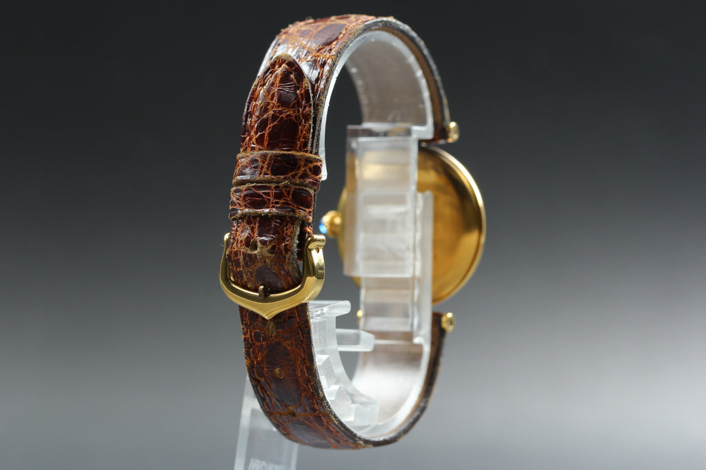 Cartier Must Colisee Vermeil 590003 LM Quartz 30mm Women's Watch (7)