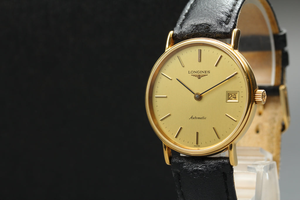 LONGINES Presence L4.668.2 Automatic Cal.L613.2 Gold 33mm Men's Watch (4)