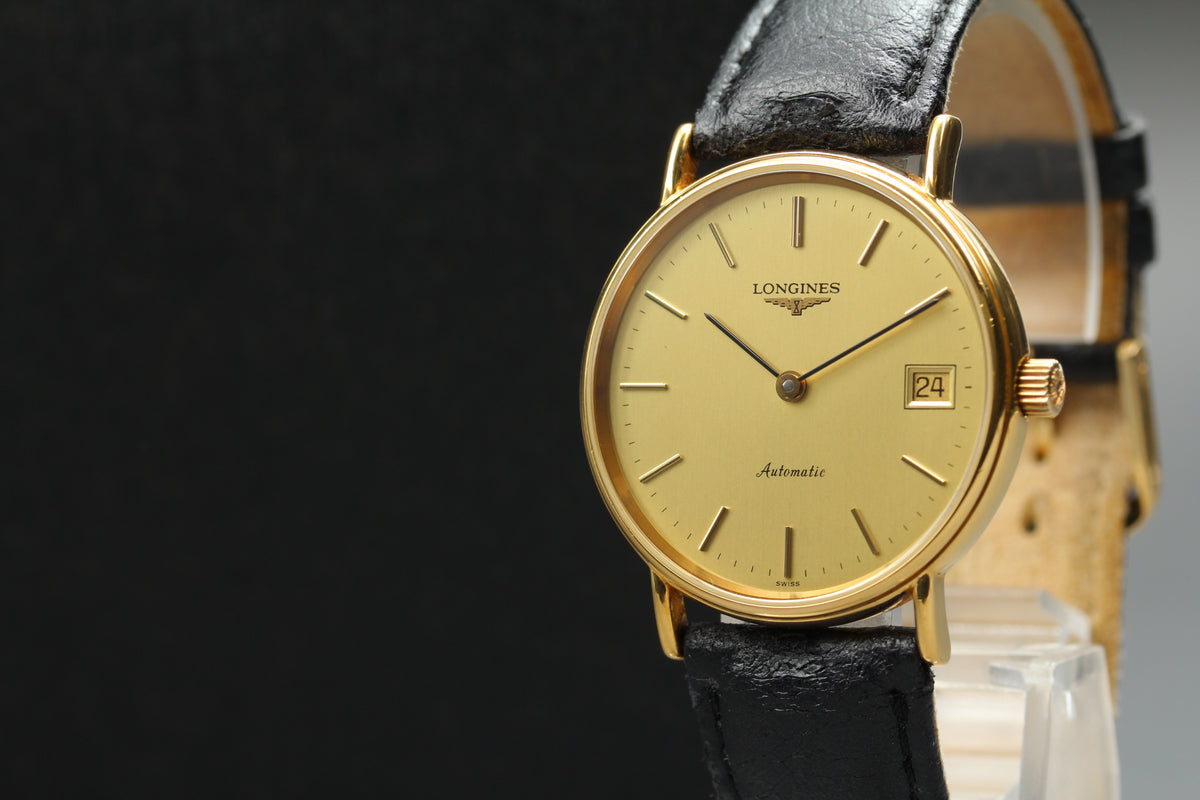 LONGINES Presence L4.668.2 Automatic Cal.L613.2 Gold 33mm Men's Watch (4)