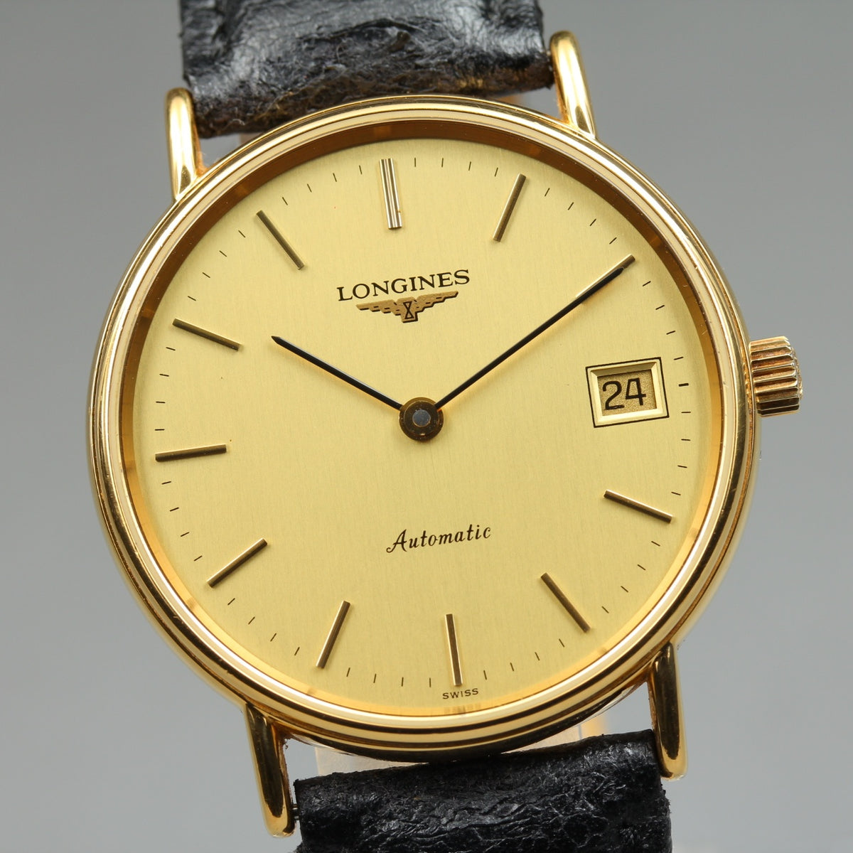 LONGINES Presence L4.668.2 Automatic Cal.L613.2 Gold 33mm Men's Watch (1)