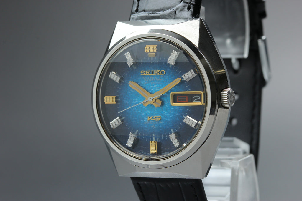 KING SEIKO Vanac Special 5626-7150 Blue Dial Automatic Men's Watch (7)