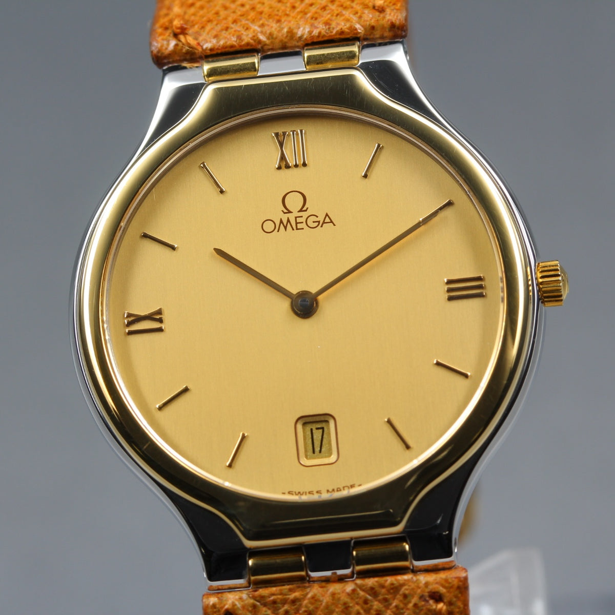 Omega De Ville Symbol Cal.1436 Roman Quartz Mens Watch (1)