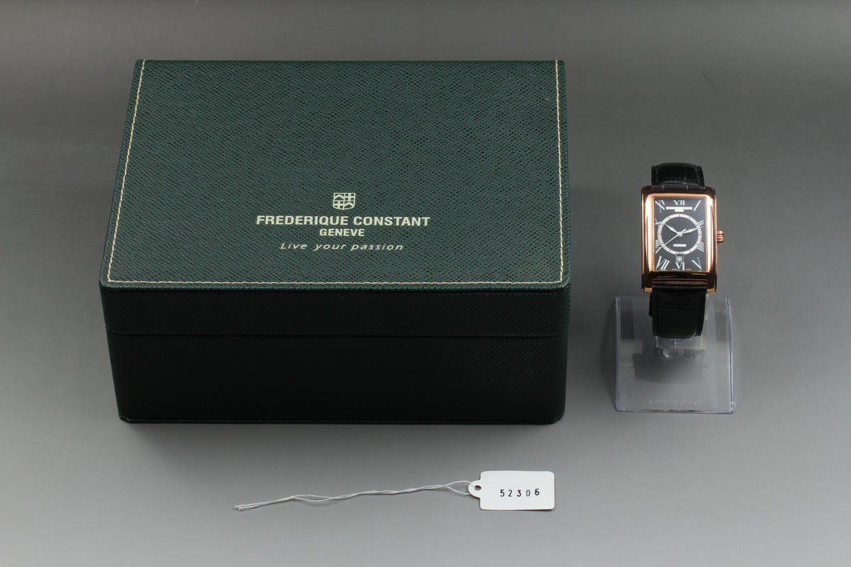 Frederique Constant Carree FC-303/310/315X4C4/5/6 Date Automatic Men's Watch (2)