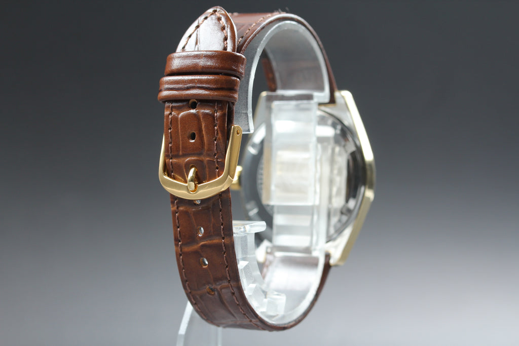 King SEIKO 4522-8000 HI-Beat Gold Cap Hand Winding Men's Watch (8)