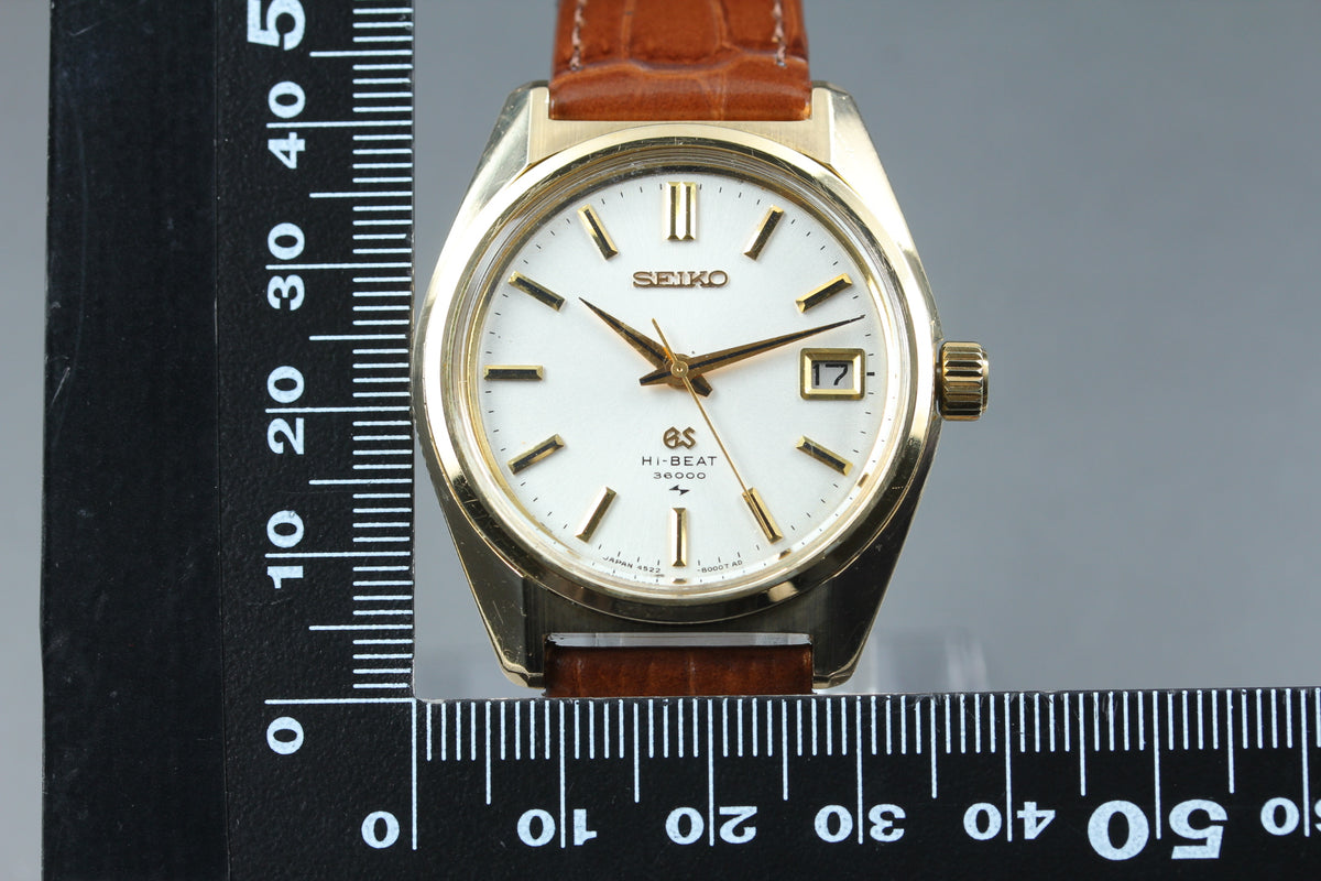 King SEIKO 4522-8000 HI-Beat Gold Cap Hand Winding Men's Watch (17)