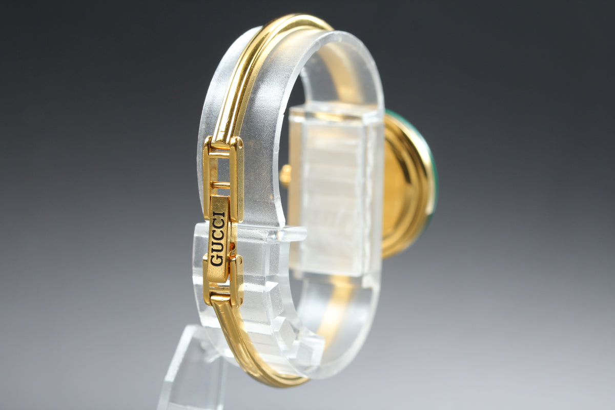 GUCCI Change Bezel 11/12 Gold Women's Quartz Watch, Boxed (7)